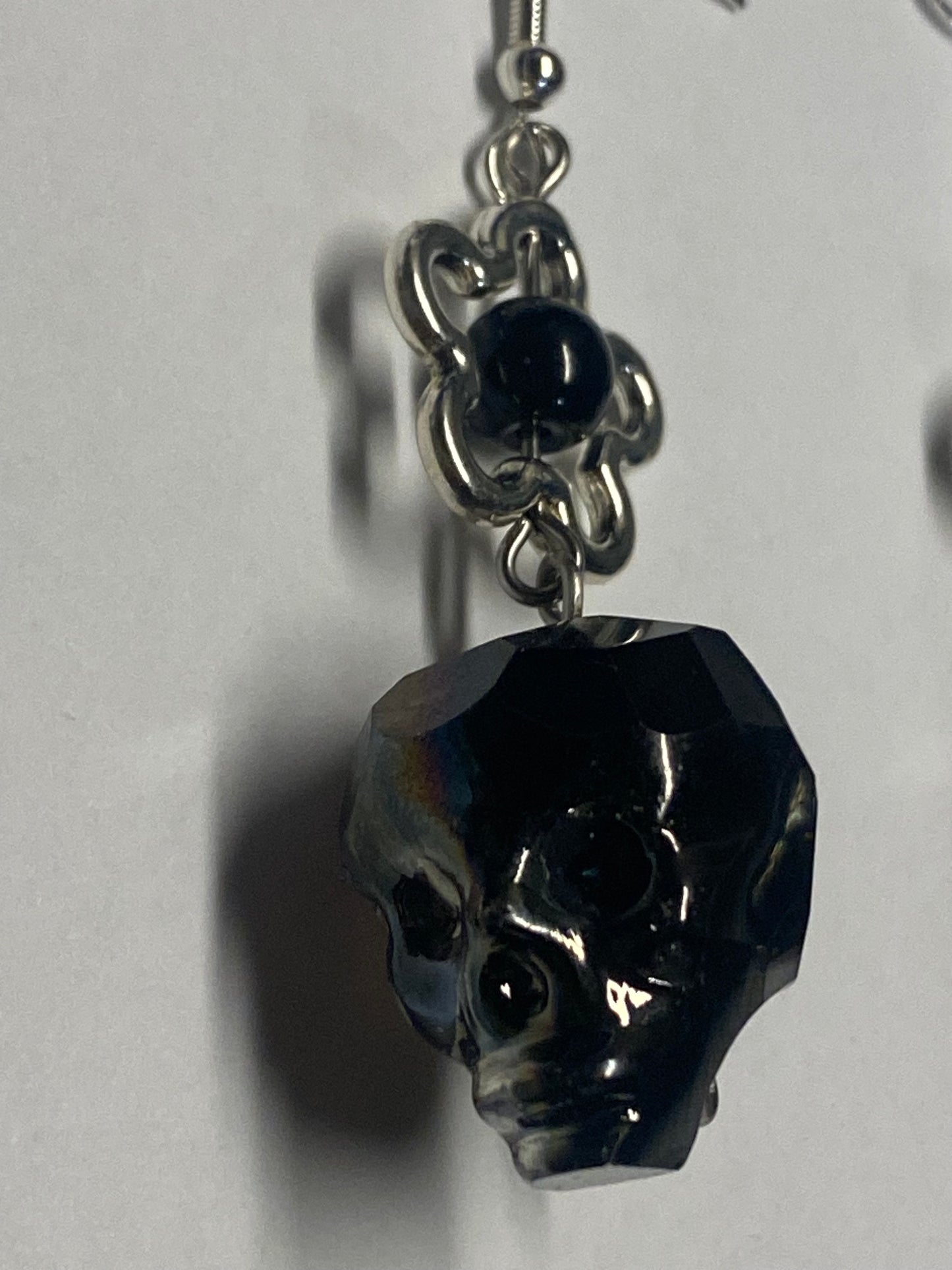 Onyx Death’s Head - Earrings