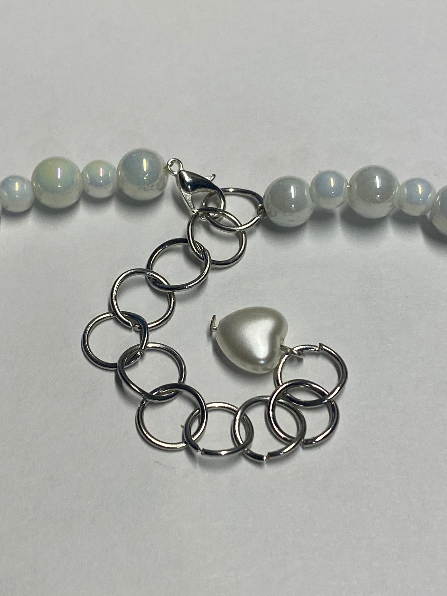 Strawberries in white - Necklace