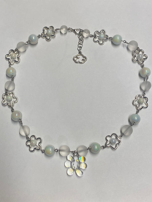 Crystal flowers - Necklace