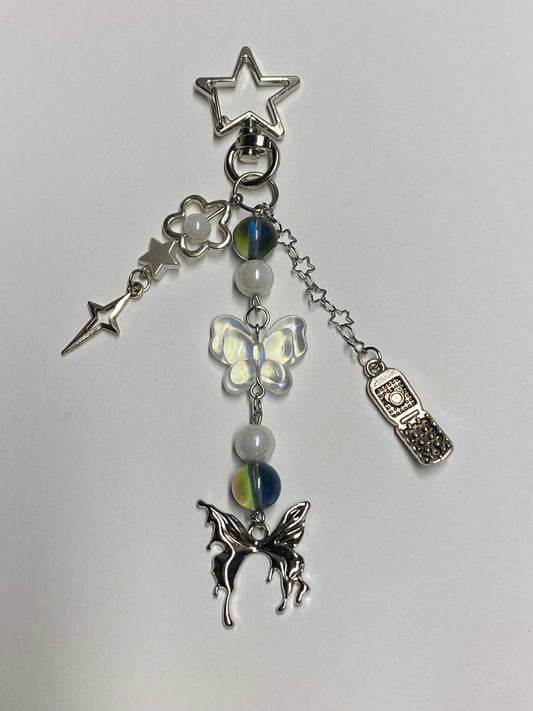 ‘Call me in Space’ Cyberpunk - keychain