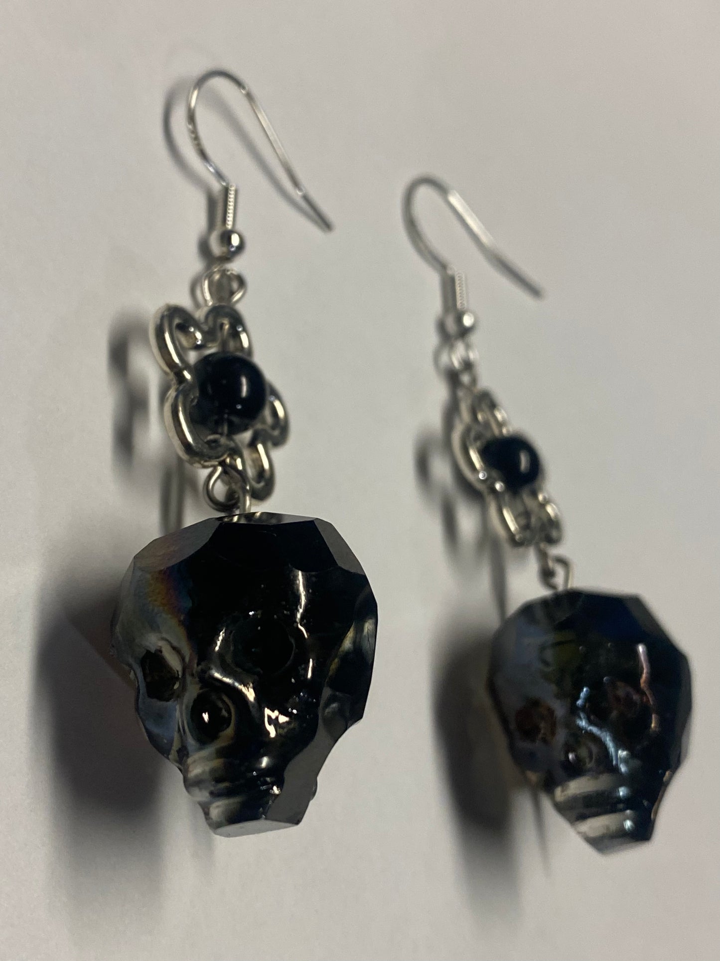 Onyx Death’s Head - Earrings