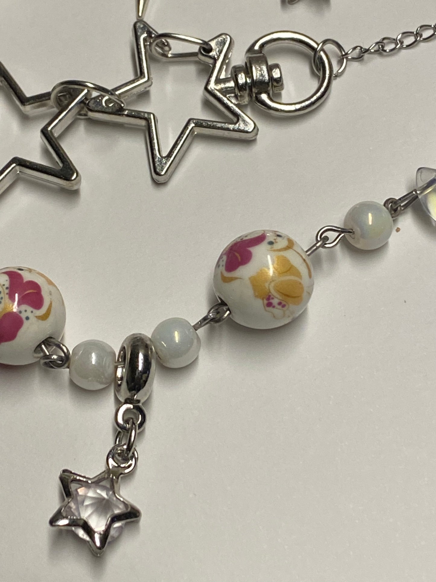 ‘Pink Star Teapot’ necklace set