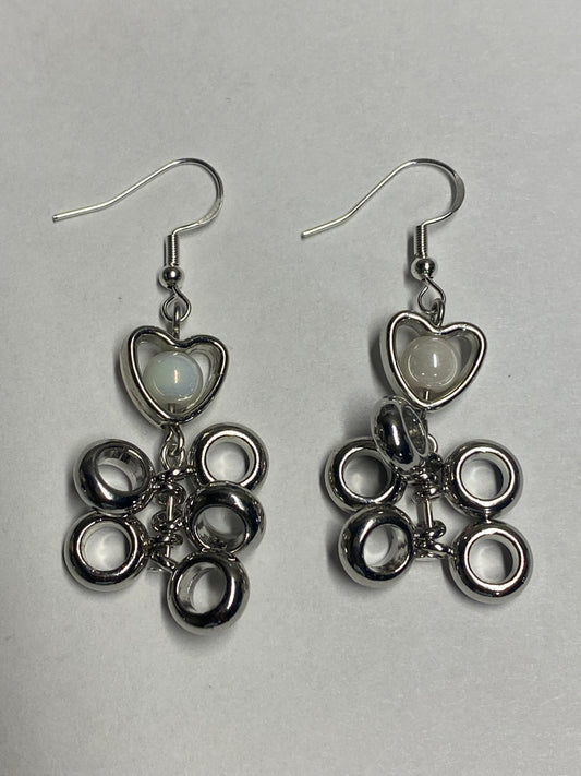 Heartfelt Silver - Earrings