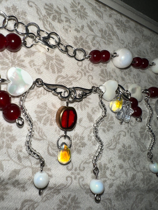 Ethereal Red Necklace